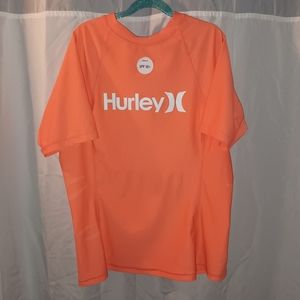 Hurley Short-Sleeve SPF 50 Top - L - NWT